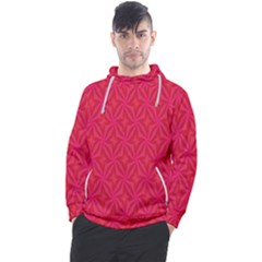 Background Red Motif Men s Pullover Hoodie by nateshop