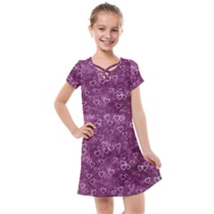 Background Purple Love Kids  Cross Web Dress by nateshop