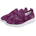 Background Purple Love Kids  Slip On Sneakers View2