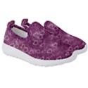 Background Purple Love Kids  Slip On Sneakers View3