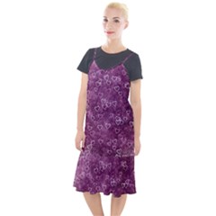 Background Purple Love Camis Fishtail Dress