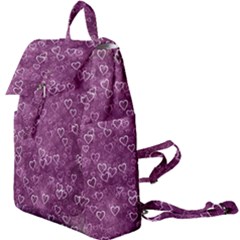 Background Purple Love Buckle Everyday Backpack