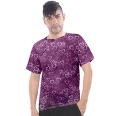 Background Purple Love Men s Sport Top by nateshop