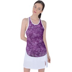 Background Purple Love Racer Back Mesh Tank Top by nateshop