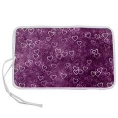 Background Purple Love Pen Storage Case (s) by nateshop