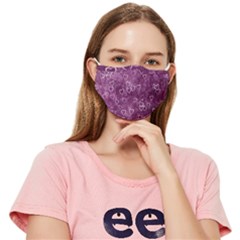 Background Purple Love Fitted Cloth Face Mask (adult) by nateshop