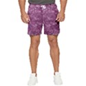 Background Purple Love Men s Runner Shorts View1