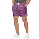 Background Purple Love Men s Runner Shorts View3