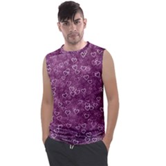 Background Purple Love Men s Regular Tank Top by nateshop