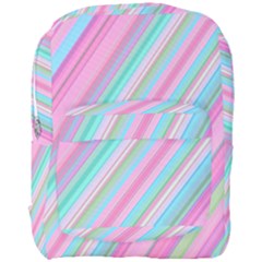 Background-lines Pink Full Print Backpack by nateshop