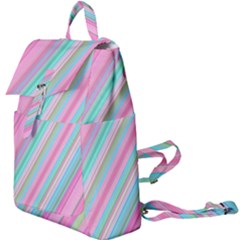 Background-lines Pink Buckle Everyday Backpack by nateshop