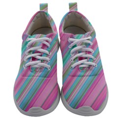 Background-lines Pink Mens Athletic Shoes by nateshop