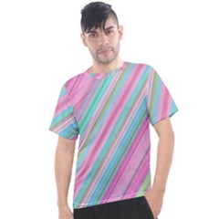 Background-lines Pink Men s Sport Top by nateshop