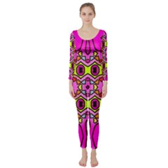 Abstract-karakkter Long Sleeve Catsuit by nateshop