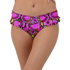 Abstract-karakkter Frill Bikini Bottom by nateshop