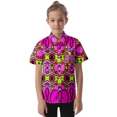 Abstract-karakkter Kids  Short Sleeve Shirt by nateshop