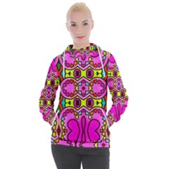 Abstract-karakkter Women s Hooded Pullover