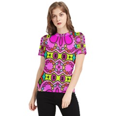 Abstract-karakkter Women s Short Sleeve Rash Guard by nateshop