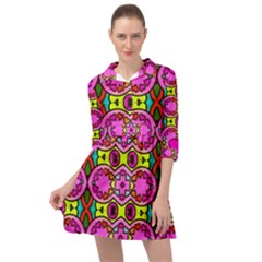 Abstract-karakkter Mini Skater Shirt Dress by nateshop