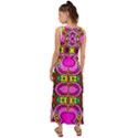 Abstract-karakkter V-Neck Chiffon Maxi Dress View2