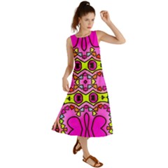 Abstract-karakkter Summer Maxi Dress by nateshop