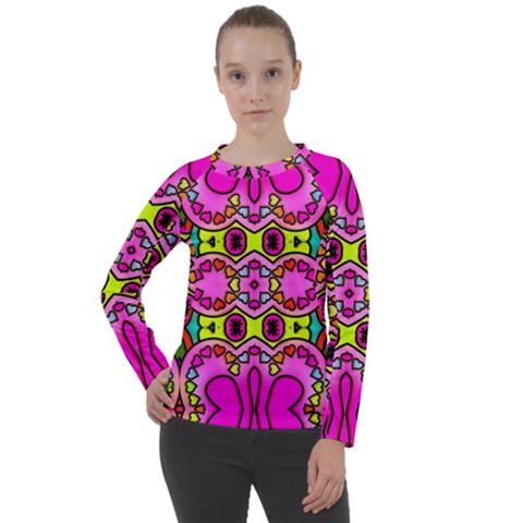 Abstract-karakkter Women s Long Sleeve Raglan Tee by nateshop