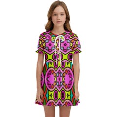 Abstract-karakkter Kids  Sweet Collar Dress