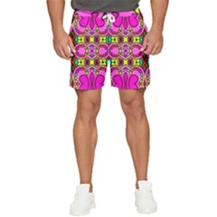 Abstract-karakkter Men s Runner Shorts