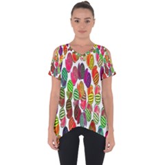 Watermelon Cut Out Side Drop Tee by nateshop