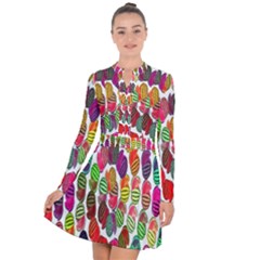 Watermelon Long Sleeve Panel Dress by nateshop