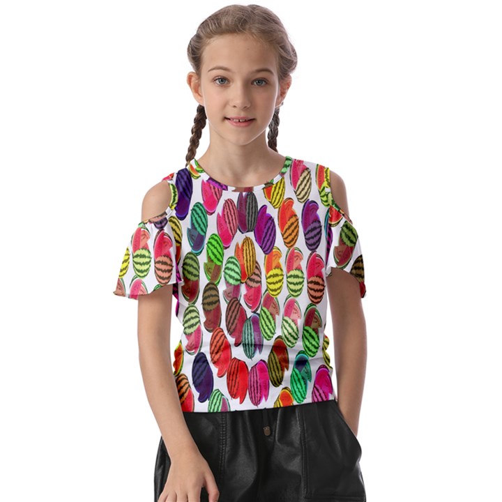 Watermelon Kids  Butterfly Cutout Tee