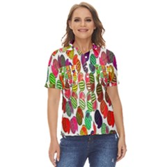 Watermelon Women s Short Sleeve Double Pocket Shirt