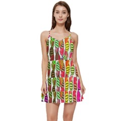 Watermelon Short Frill Dress