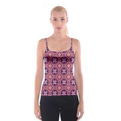 Abstract-background-motif Spaghetti Strap Top by nateshop