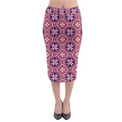 Abstract-background-motif Midi Pencil Skirt by nateshop