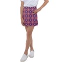 Abstract-background-motif Kids  Tennis Skirt View1