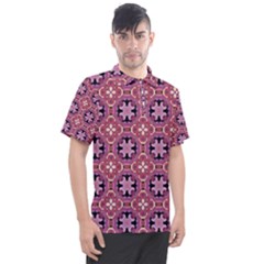 Abstract-background-motif Men s Polo Tee