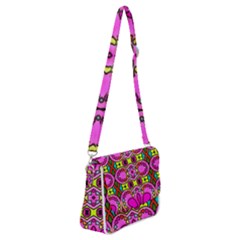 Abstract-karakkter Shoulder Bag With Back Zipper by nateshop