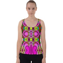 Abstract-karakkter Velvet Tank Top by nateshop