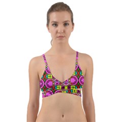 Abstract-karakkter Wrap Around Bikini Top by nateshop