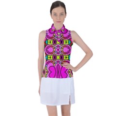 Abstract-karakkter Women s Sleeveless Polo Tee by nateshop