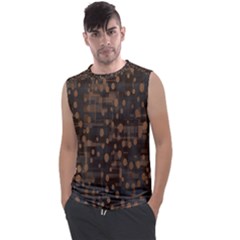 Abstract Dots Men s Regular Tank Top by nateshop