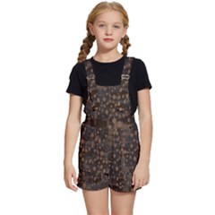 Abstract Dots Kids  Short Overalls