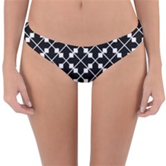 Abstract-black Reversible Hipster Bikini Bottoms by nateshop