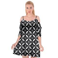 Abstract-black Cutout Spaghetti Strap Chiffon Dress by nateshop