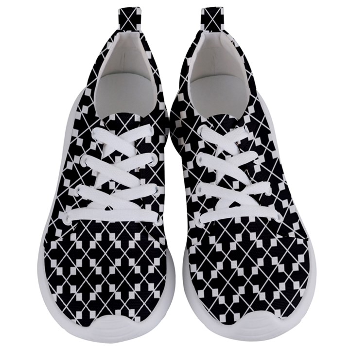 Abstract-black Women s Lightweight Sports Shoes