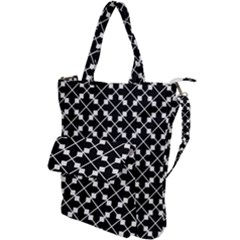 Abstract-black Shoulder Tote Bag by nateshop