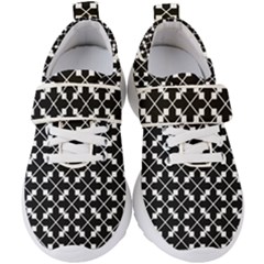 Abstract-black Kids  Velcro Strap Shoes by nateshop