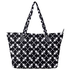 Abstract-black Full Print Shoulder Bag by nateshop