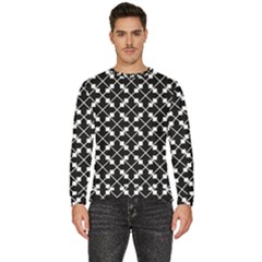 Abstract-black Men s Fleece Sweatshirt